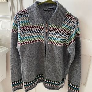 Monte Carlo Zip-up Wool Sweater